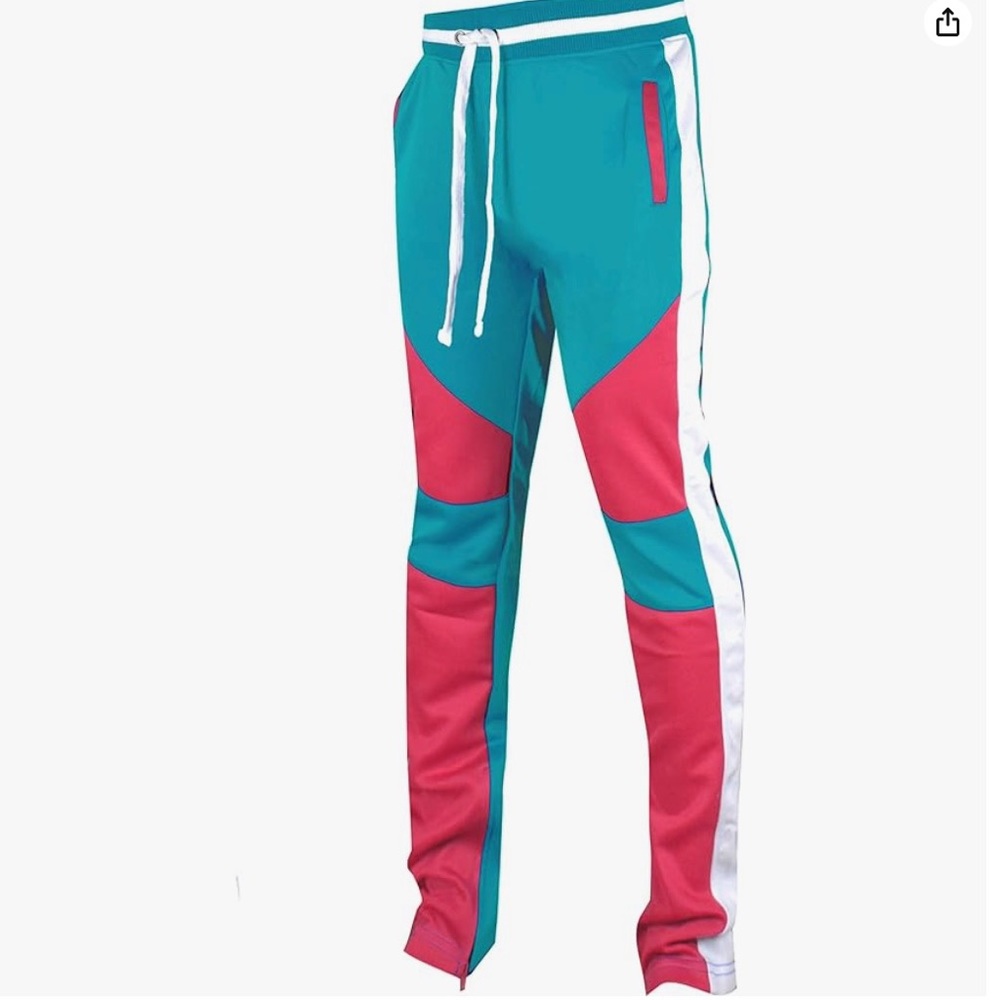 SCREENSHOT Mens Streetwear Track Pants Athletic Sportswear Jogger Bottoms